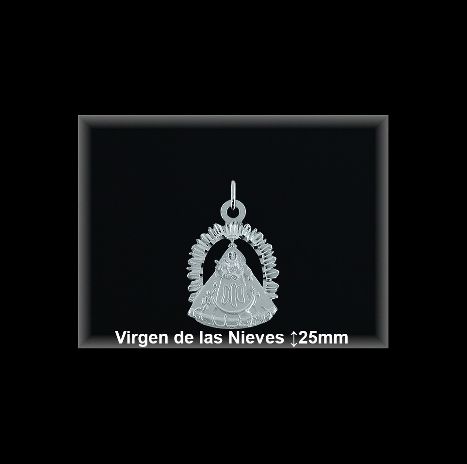 Medallas Virgen de Las Nieves Plata al por Mayor ref 33101s