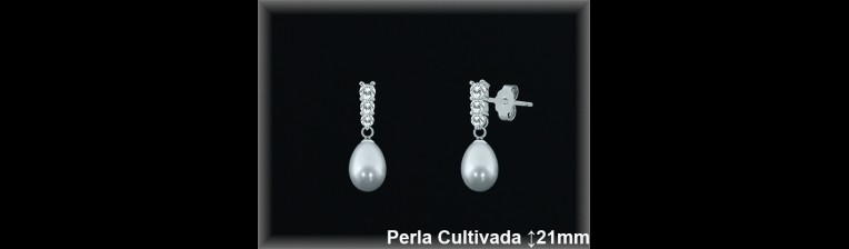 Pendientes Plata al por mayor ref R8480 Mayoristas Plata al por Mayor