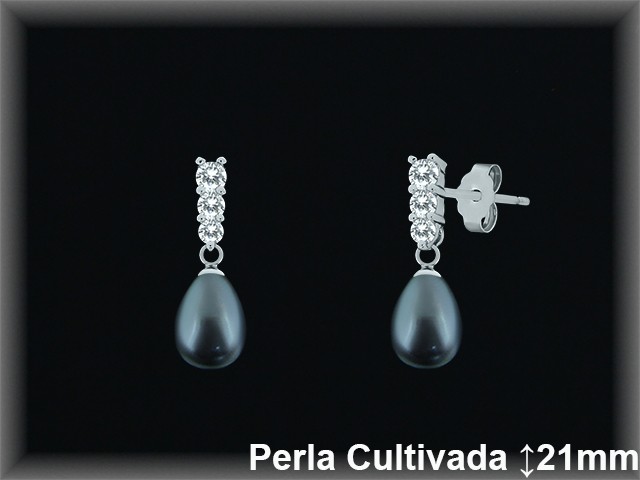 Pendientes Plata al por mayor ref R8480G Mayoristas Plata al por Mayor