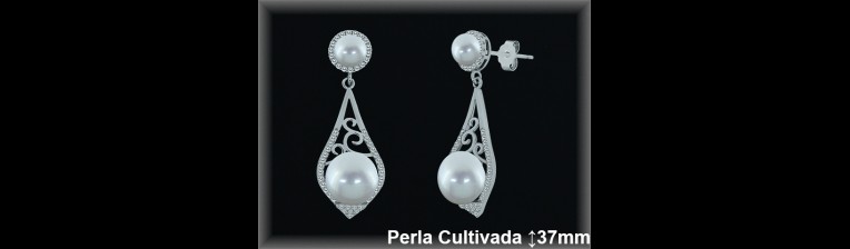 Pendientes Plata al por mayor ref R8610 Mayoristas Plata al por Mayor