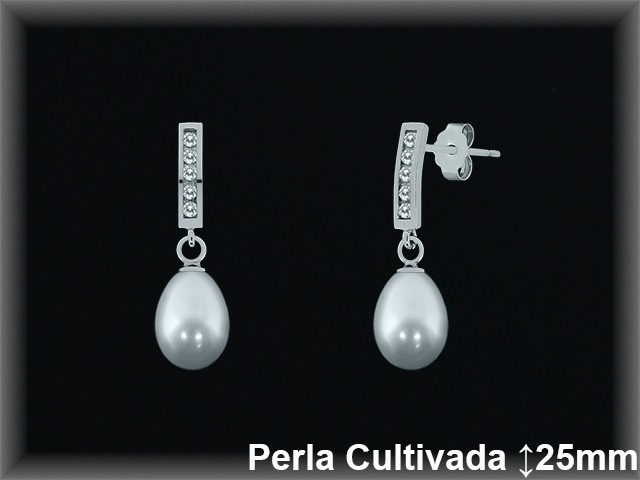 Pendientes Plata al por mayor ref R8523 Mayoristas Plata al por Mayor