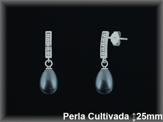 Pendientes Plata al por mayor ref R8523G Mayoristas Plata al por Mayor