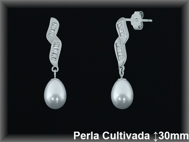 Pendientes Plata al por mayor ref R8630 Mayoristas Plata al por Mayo