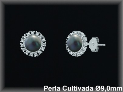 Pendientes Plata al por mayor ref R8674G Mayoristas Plata al por Mayor