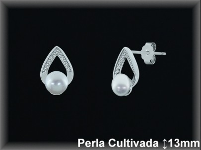 Pendientes Plata al por mayor ref R8672 Mayoristas Plata al por Mayor